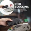 RFID Aluminum Metal Card Holder Wallet for Men | Anti-Theft Credit Card Case | Slim Aluminum Alloy Card Bag