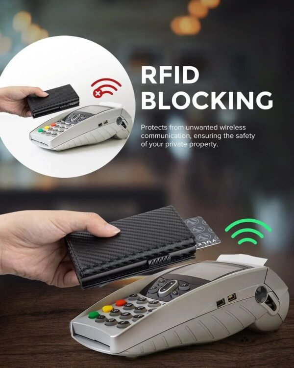 RFID Aluminum Metal Card Holder Wallet for Men | Anti-Theft Credit Card Case | Slim Aluminum Alloy Card Bag