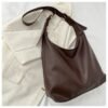 Large Capacity Elegant PU Leather Tote Bag – Urban Commuter Shoulder Bag for Women