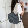 EMIR Geometric Checkered Tote – Fashionable Large Capacity Shoulder Bag