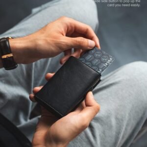 RFID Aluminum Metal Card Holder Wallet for Men | Anti-Theft Credit Card Case | Slim Aluminum Alloy Card Bag
