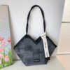 EMIR Geometric Checkered Tote – Fashionable Large Capacity Shoulder Bag