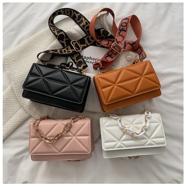 Emir Women’s Retro PU Small Shoulder Bag with Chain Strap