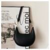 The Eclipse Bag – Minimalist French Crescent Shoulder Bag