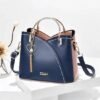 Elegant Structured Top Handle Shoulder Bag