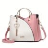Elegant Structured Top Handle Shoulder Bag