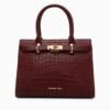 Verona Luxe Croc-Embossed Handbag