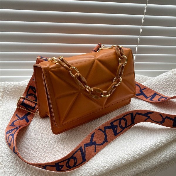 Emir Women’s Retro PU Small Shoulder Bag with Chain Strap