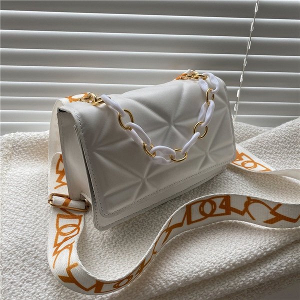 Emir Women’s Retro PU Small Shoulder Bag with Chain Strap