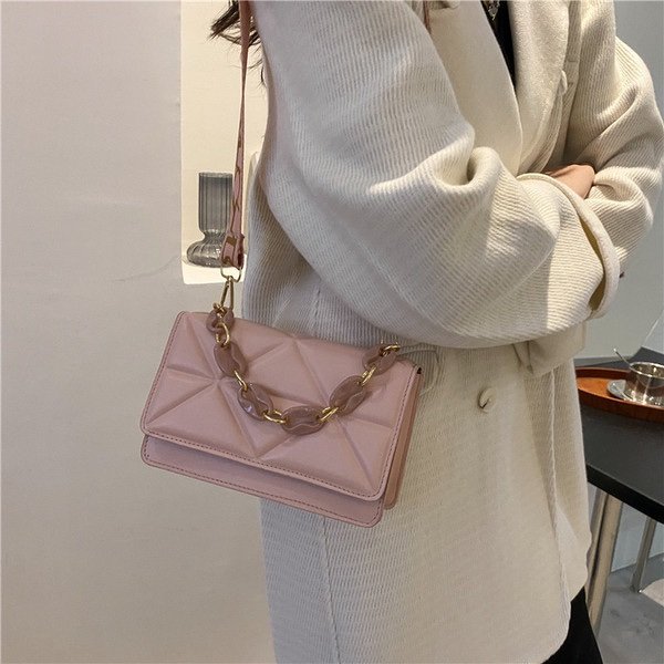 Emir Women’s Retro PU Small Shoulder Bag with Chain Strap