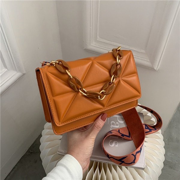 Emir Women’s Retro PU Small Shoulder Bag with Chain Strap
