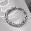 Silver Mesh Cuban Bracelet