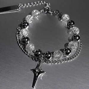 Silver Starlight Bead Bracelet