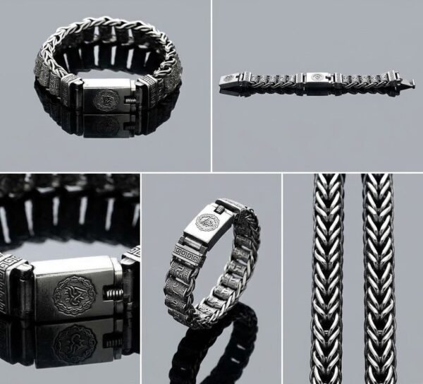 Royal Vintage Silver Bracelet