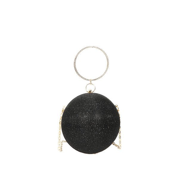 Sparkling Sphere Evening Rhinestone Clutch BagElevate your evening look with this statement Round Rhinestone Sphere Clutch Bag. Designed with a unique spherical silhouette and encrusted with brilliant, light-catching crystals, this bag is the ultimate show-stopping accessory for weddings, galas, parties, and special nights out.