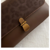 Women’s Leopard Print Shoulder Bag – Korean Retro Small Underarm Bag for Women