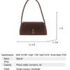 Women’s Leopard Print Shoulder Bag – Korean Retro Small Underarm Bag for Women
