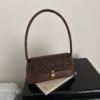 Women’s Leopard Print Shoulder Bag – Korean Retro Small Underarm Bag for Women